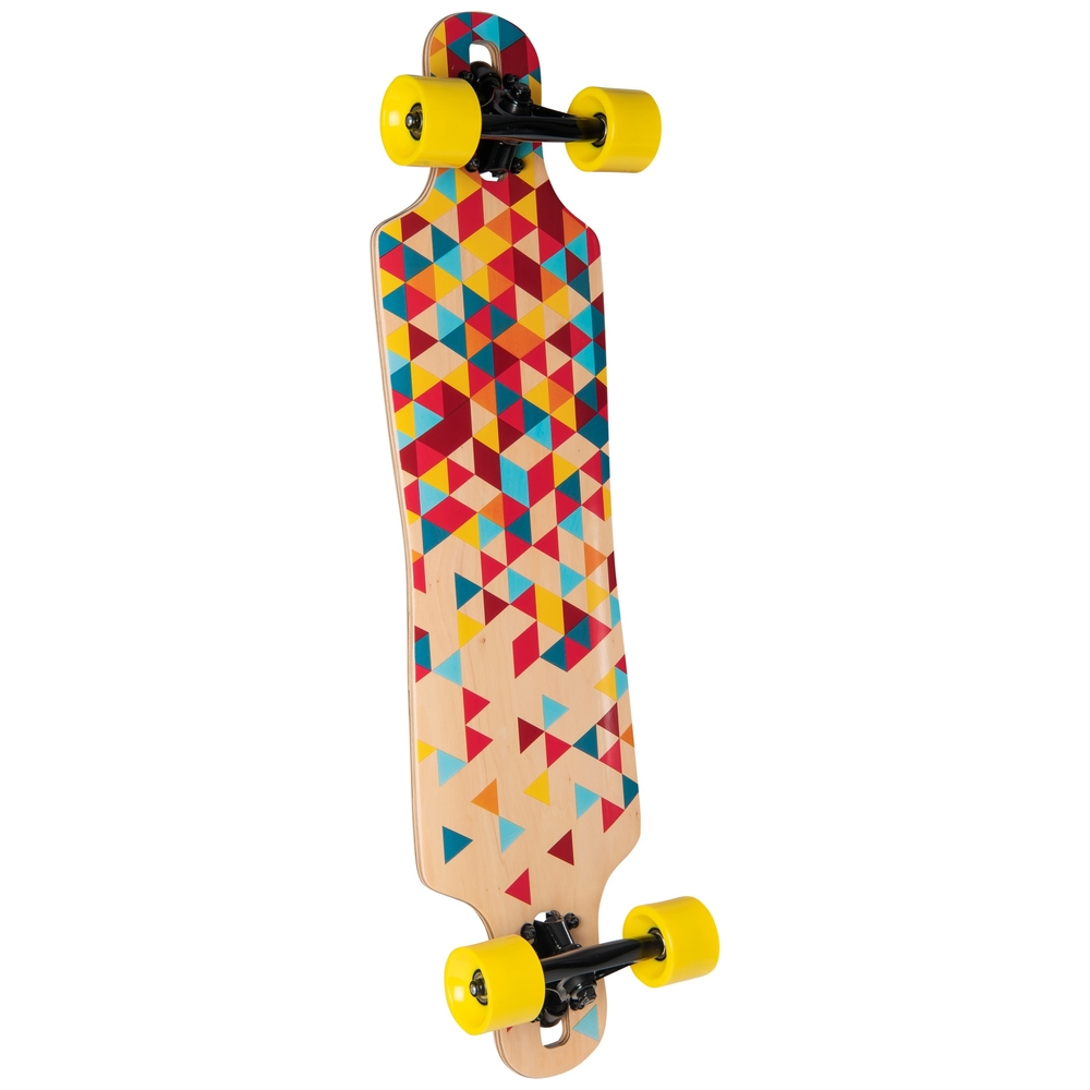 New 81 cm Quality Maple Wood Longboard Skate Board Aluminium With PVC Wheels Uk 