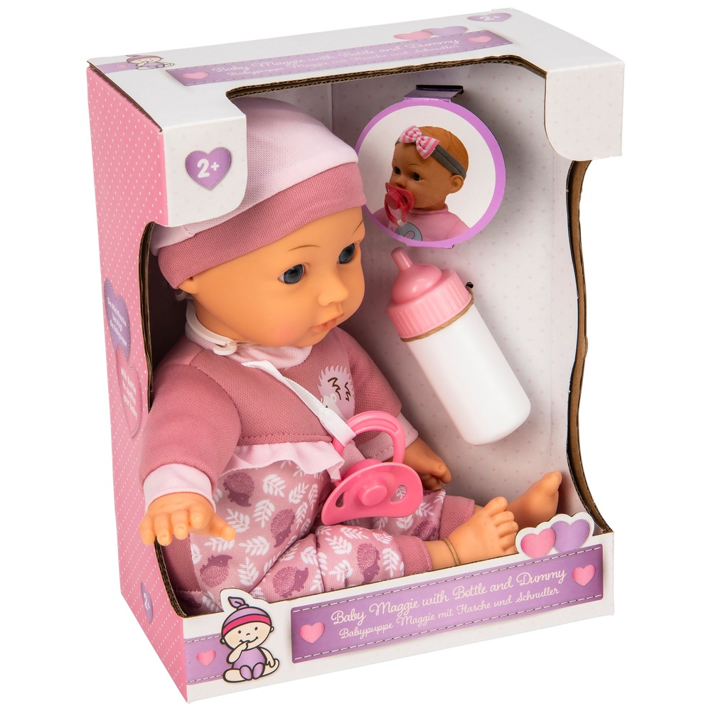 Baby Maggie with Bottle and Dummy - Assortment