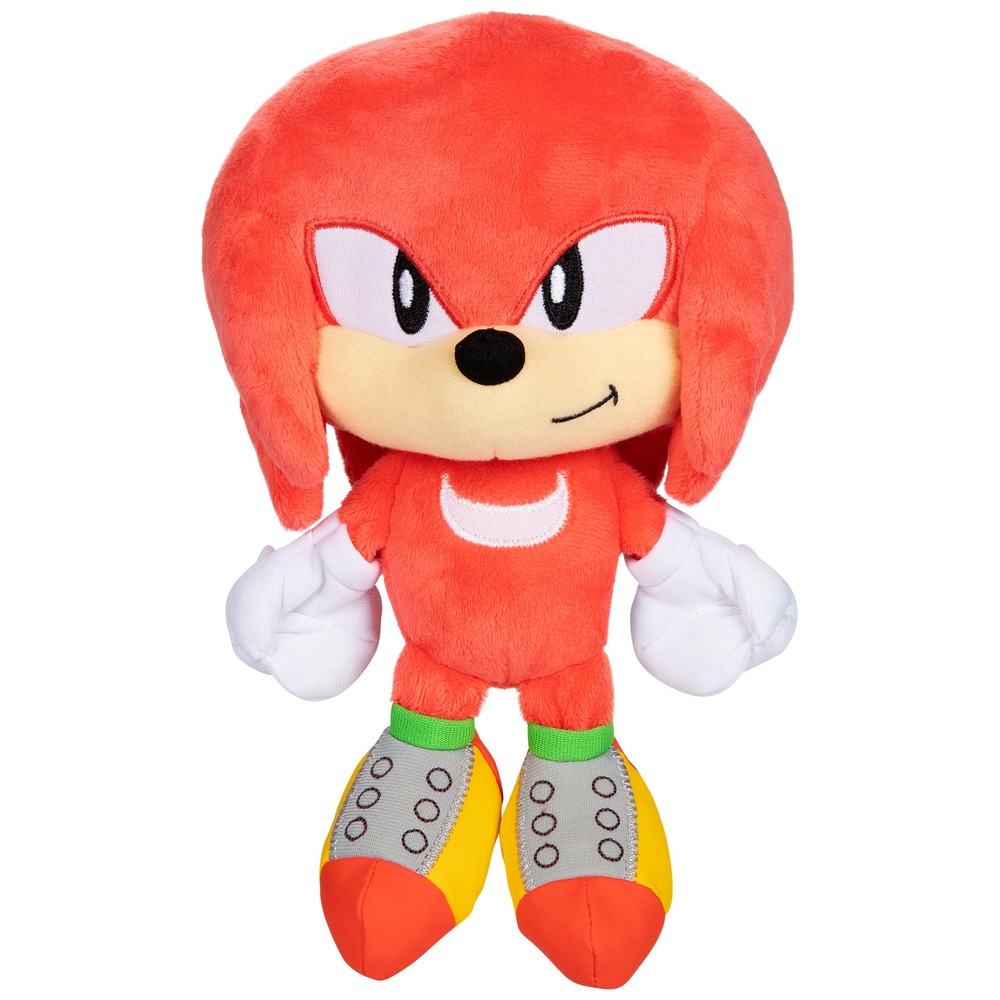 Sonic The Hedgehog 23cm Basic Plush Knuckles Smyths Toys Uk