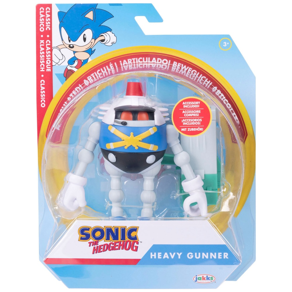 Sonic The Hedgehog 10cm Figure Heavy Gunner Eggrobo with Blaster ...