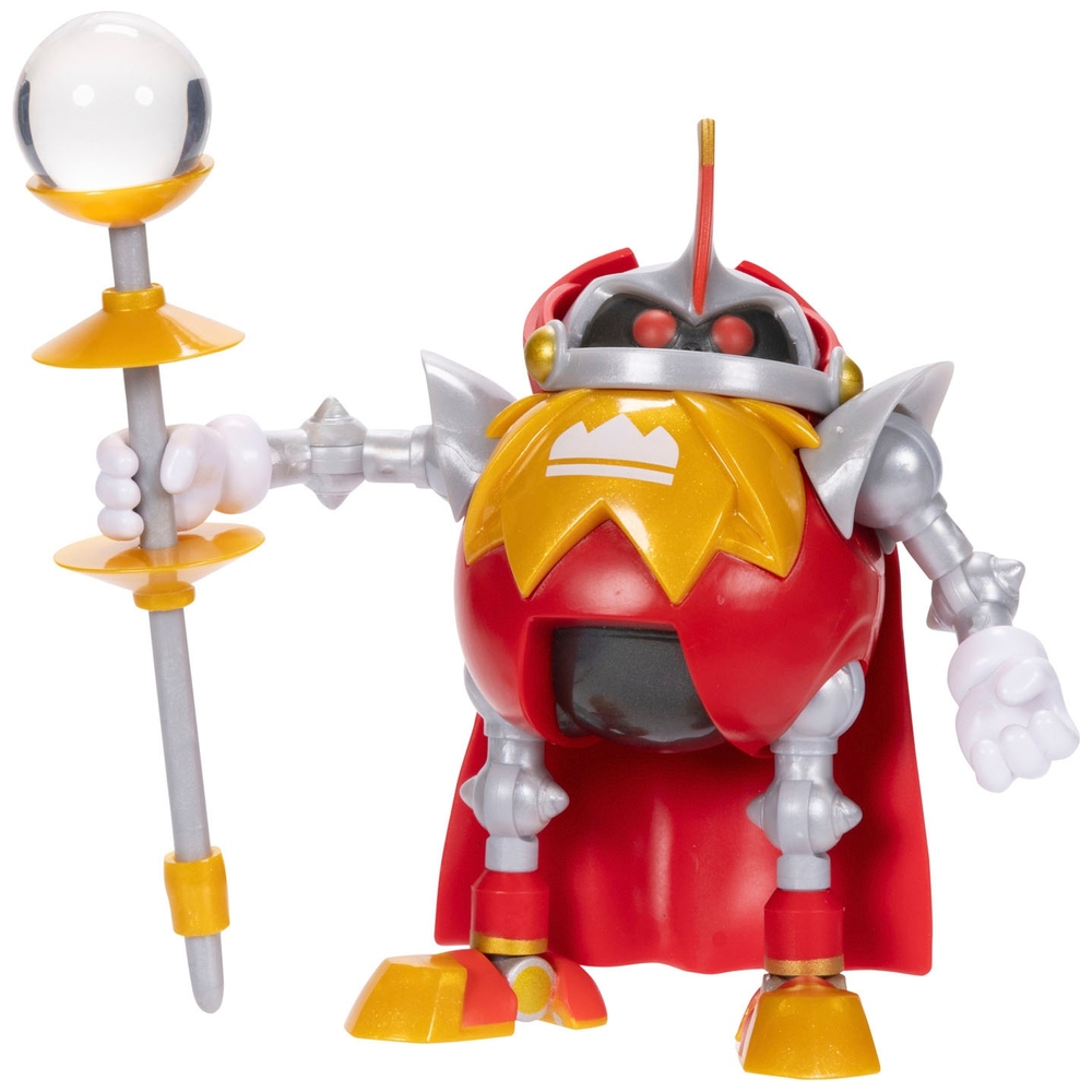 Sonic the Hedgehog Action Figures Heavy King Eggrobo with Sceptre 10cm ...