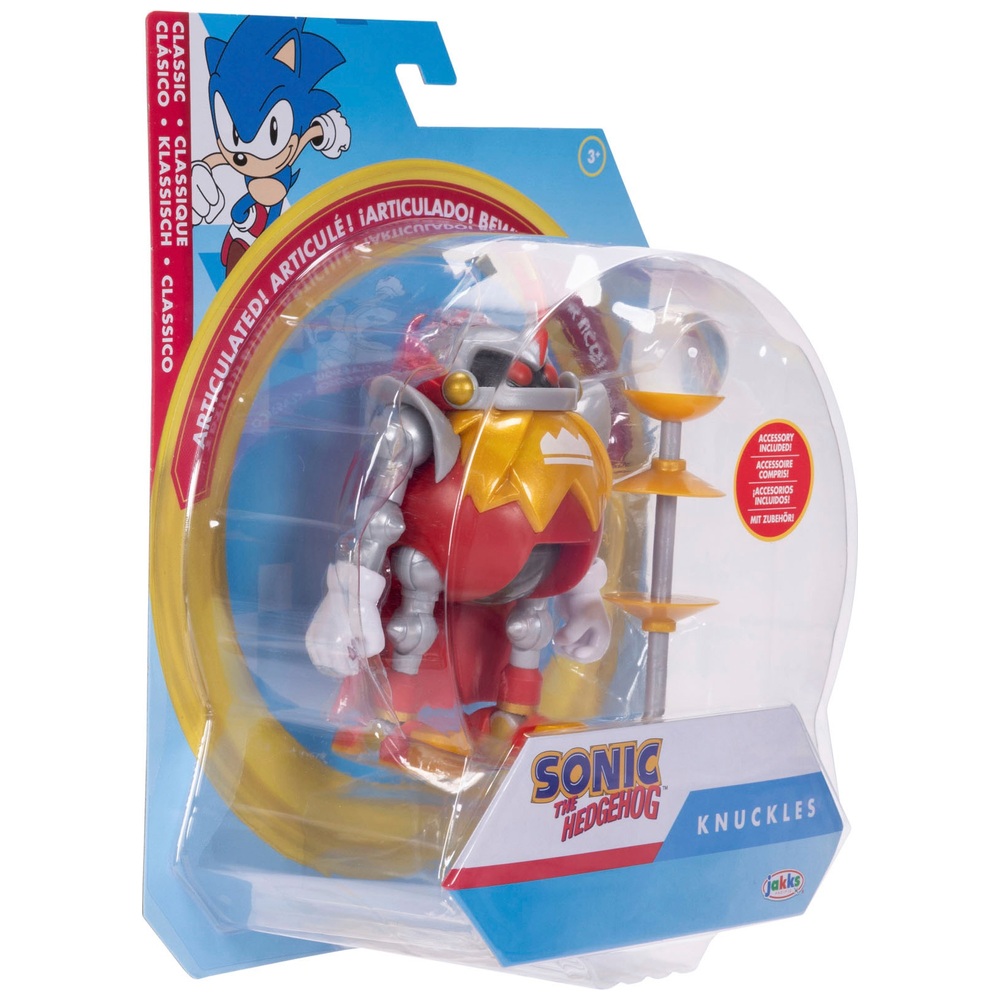 Sonic the Hedgehog Action Figures Heavy King Eggrobo with Sceptre 10cm ...