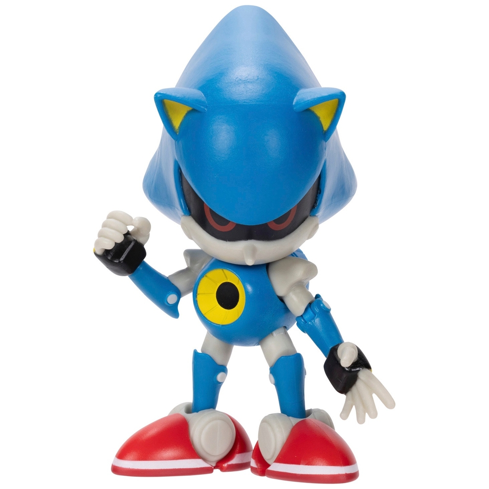 Sonic the Hedgehog 10cm Metal Sonic Figure with Goal Post Accessory ...