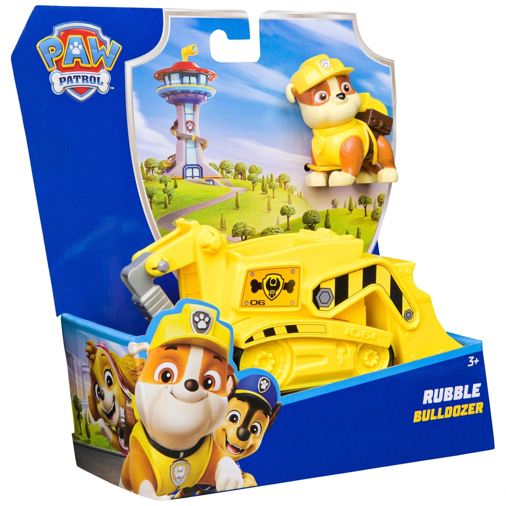 PAW Patrol Rescue Vehicle Rubble Bulldozer Smyths Toys Ireland