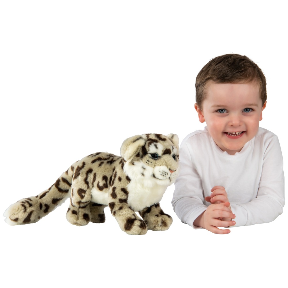 29cm Lucky the Snow Leopard Soft Toy