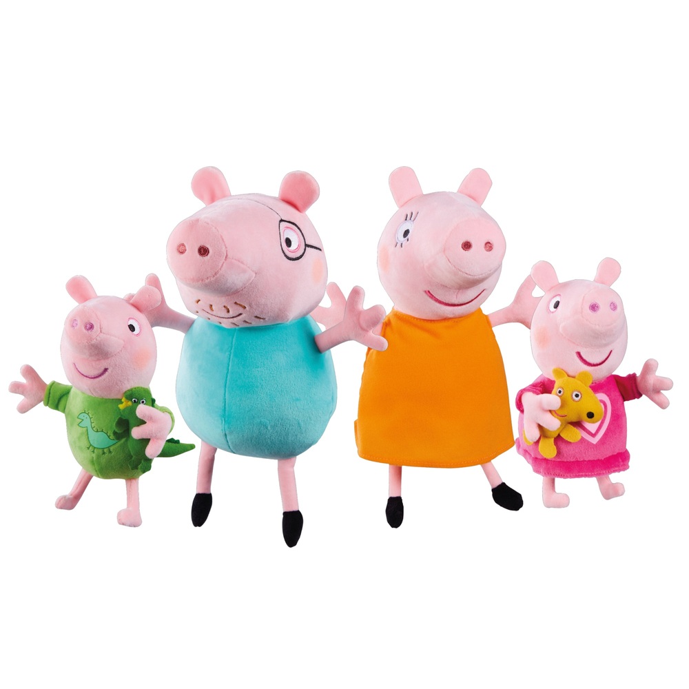 Peppa Pig - Pack Famille 4 Peluches