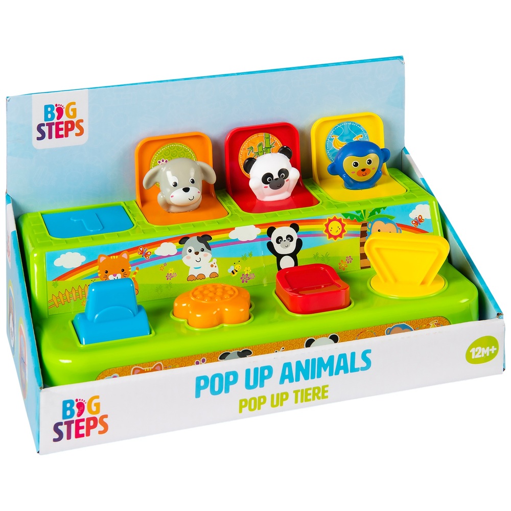 Big Steps Pop Up Animals | Smyths Toys Ireland