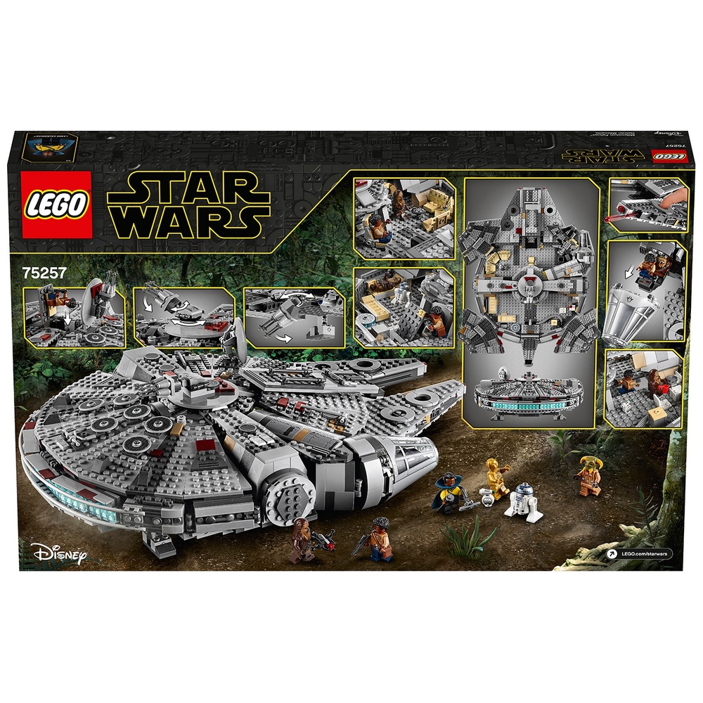 LEGO Star 75257 Millennium Falcon Building Set | Smyths Toys