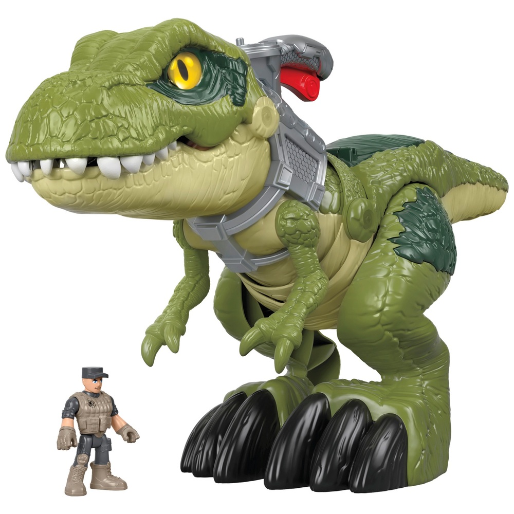 Imaginext Jurassic World Mega Mouth T.rex Kids' Dinosaur Smyths Toys UK