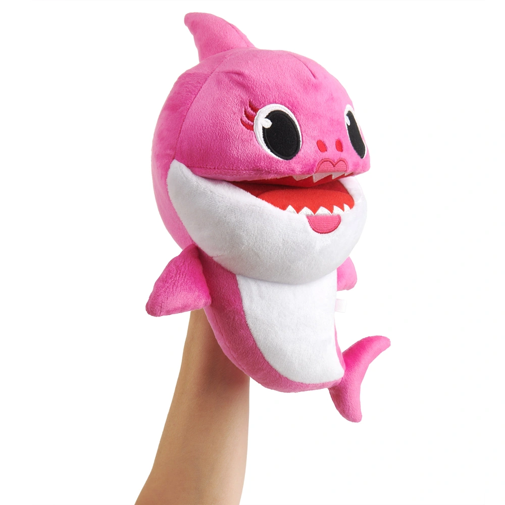 Baby Shark Singing Plush Toy Puppet Mommy Smyths Toys UK