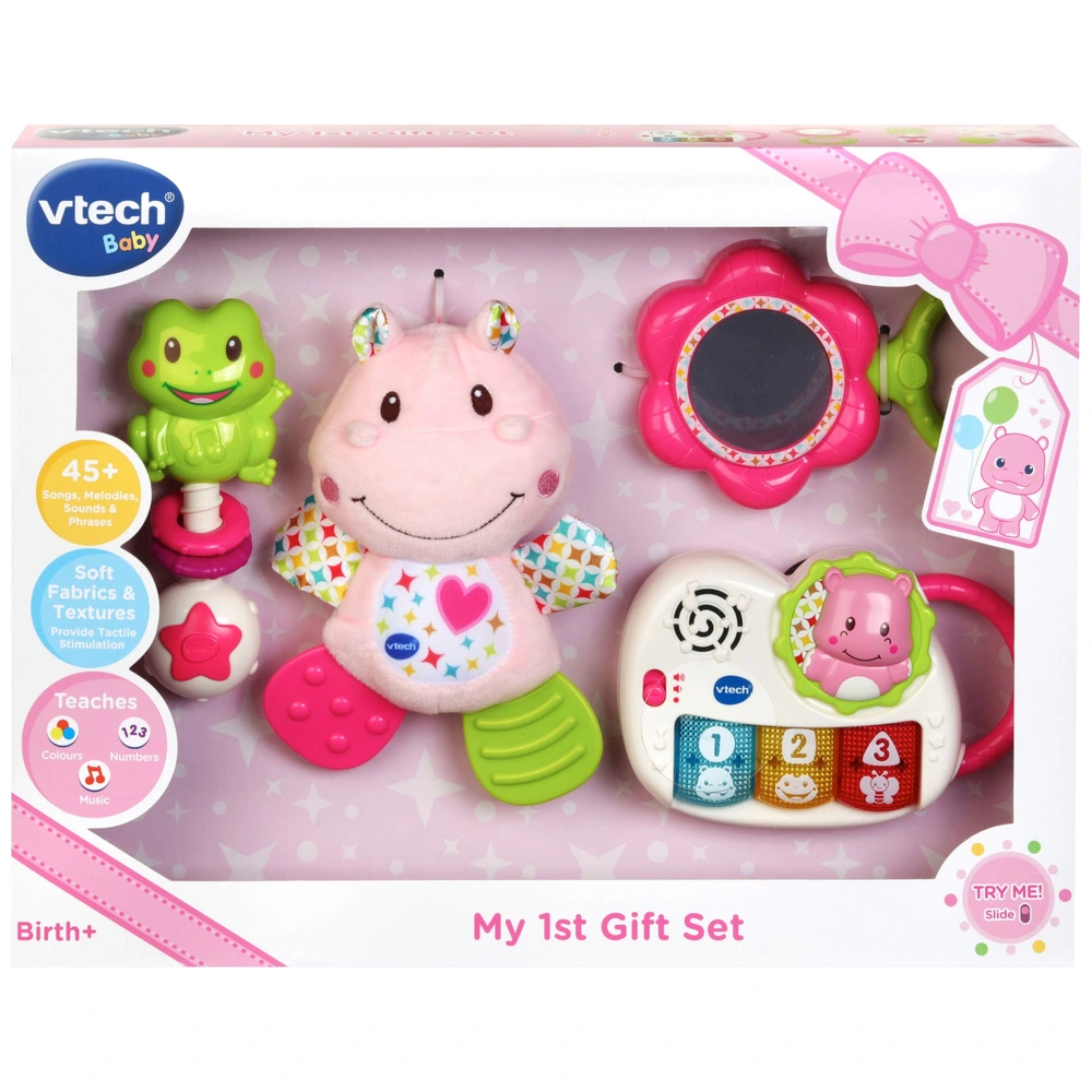 VTech Baby My 1st Gift Set Pink Smyths Toys UK
