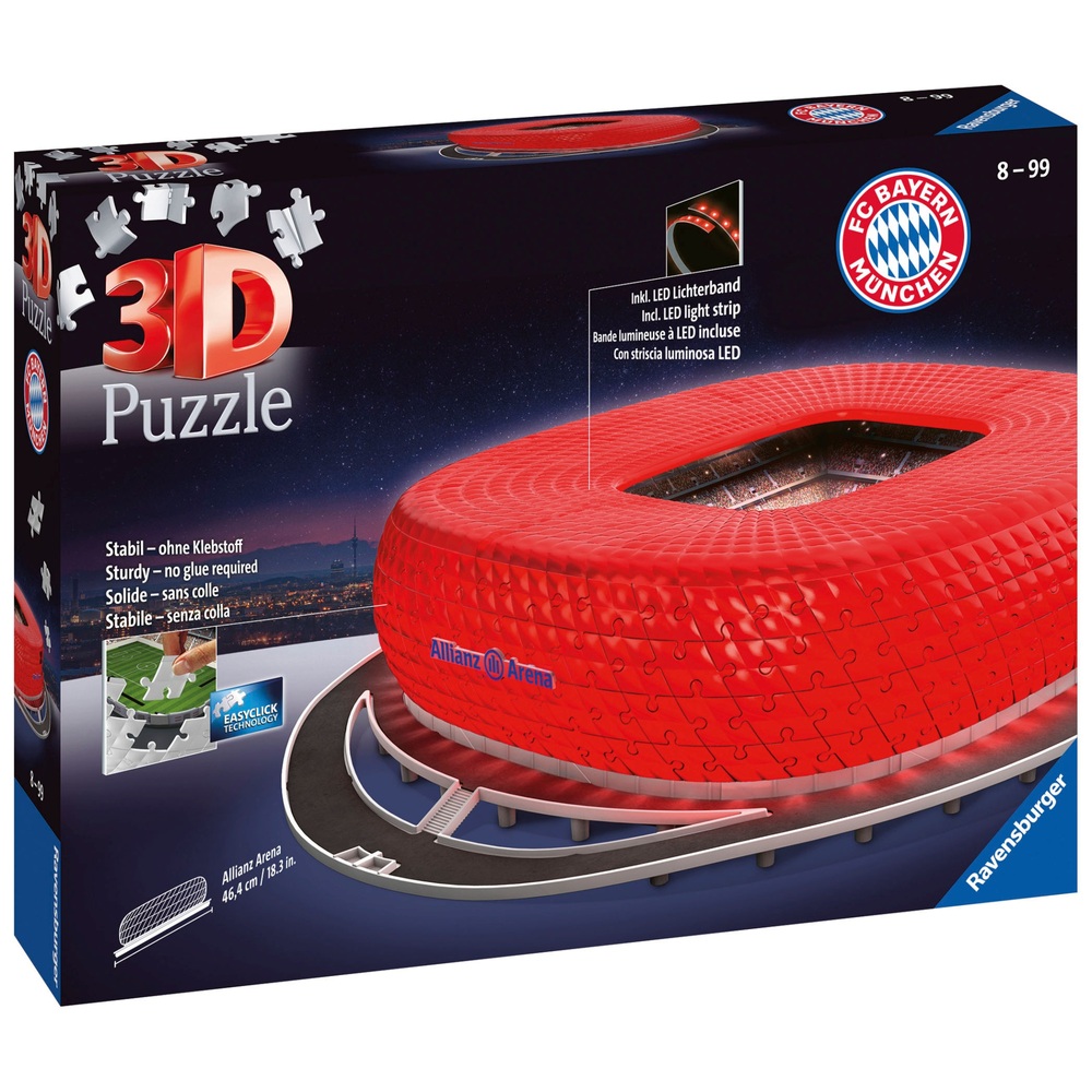 FC Bayern 3D-Puzzle Ravensburger 11216 Aufbewahrungsbox 