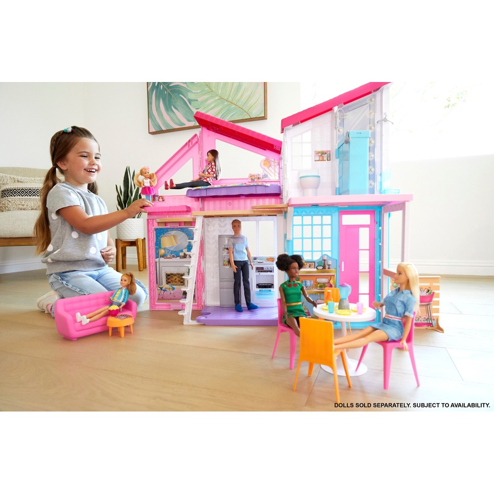 ontwikkelen Lang Vernauwd Barbie speelset Malibu huis | Smyths Toys Nederland