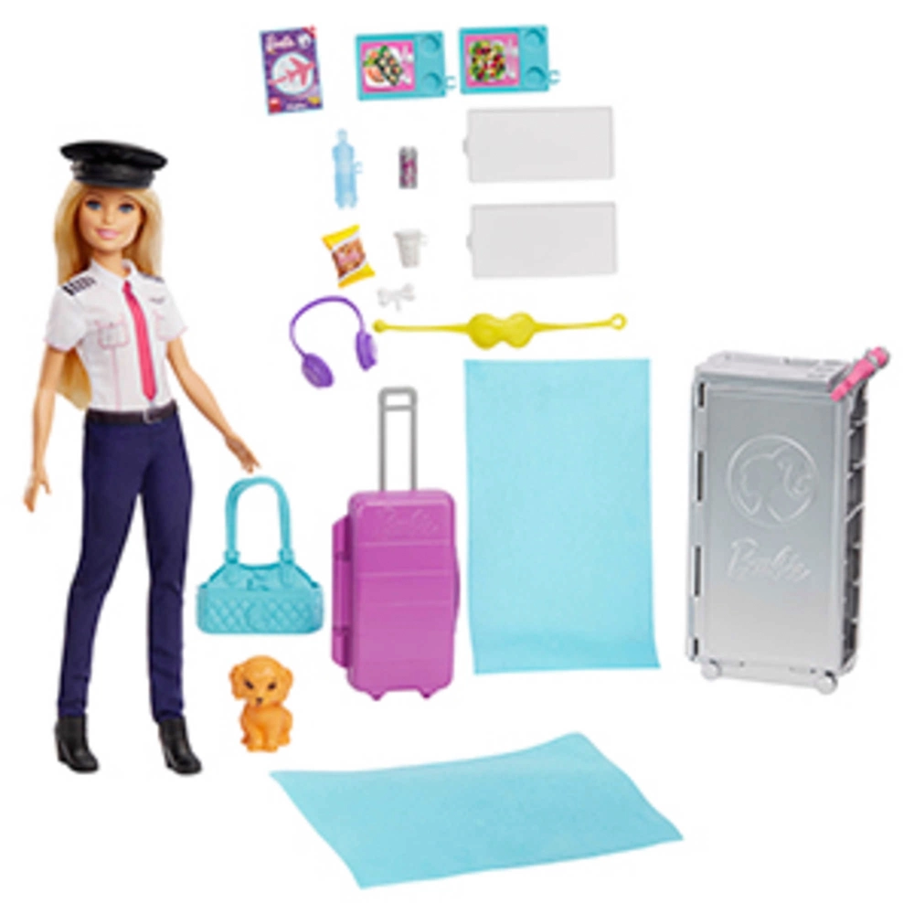 Barbie Dream Plane with Pilot Doll Playset Smyths Toys UK