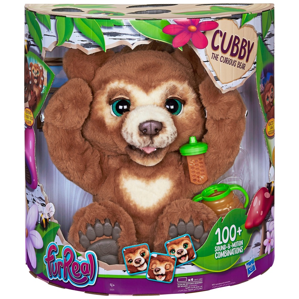 FurReal - Peluche Interactive Cubby l'Ours Curieux