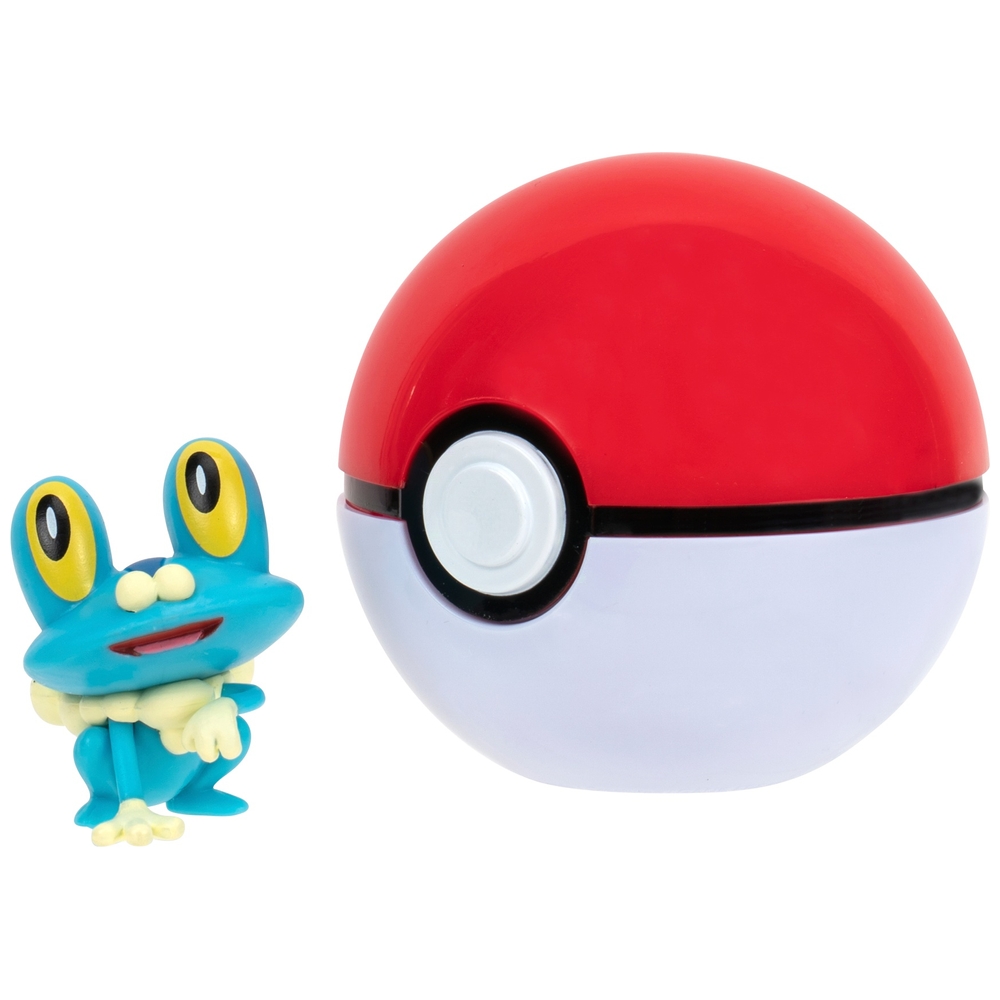 Pokémon Clip ‘N’ Go Froakie and Poke Ball | Smyths Toys UK