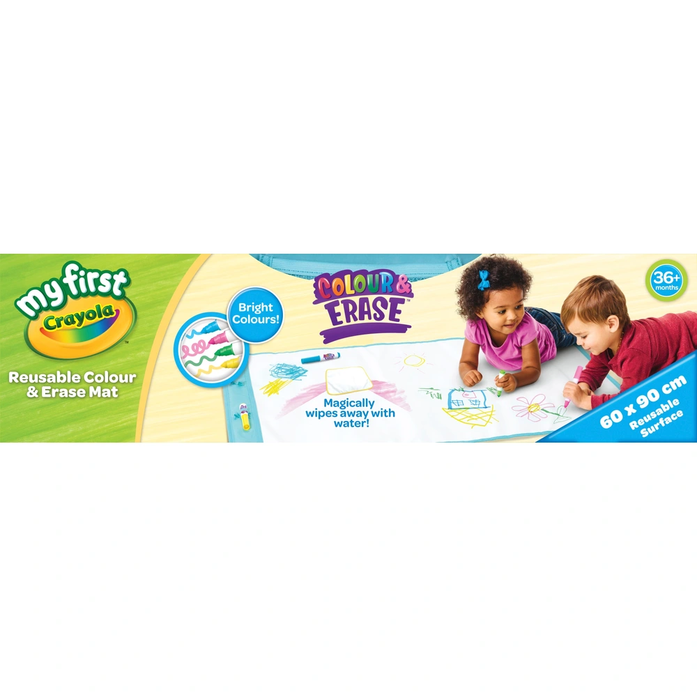 Crayola My First Mat Colour Erase Reusable Mat 60cm x 90cm