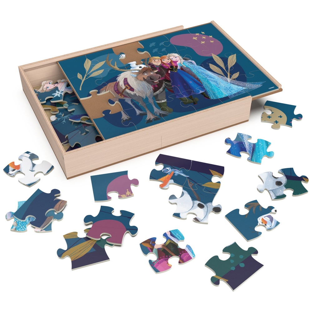 Disney Frozen 2 Wooden 3 Pack Puzzle 