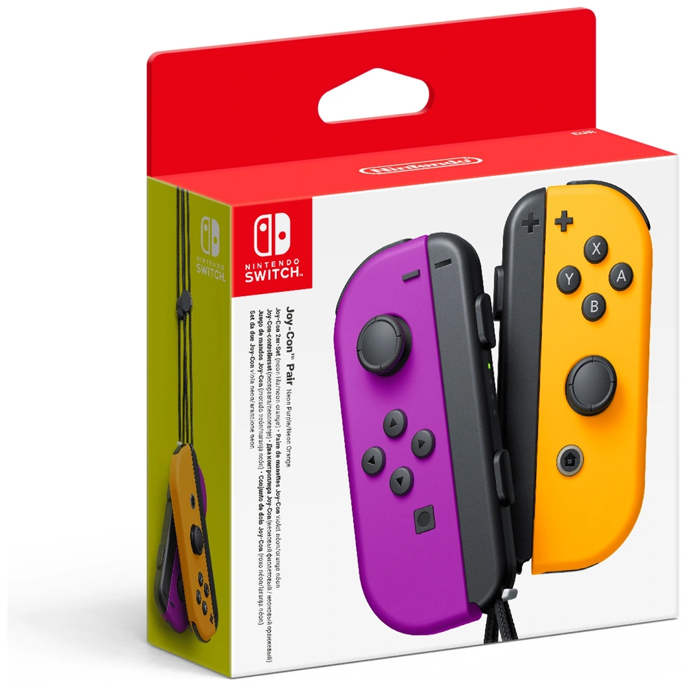 Nintendo Switch Joy-Con Controller Pair - Purple/Orange | Smyths