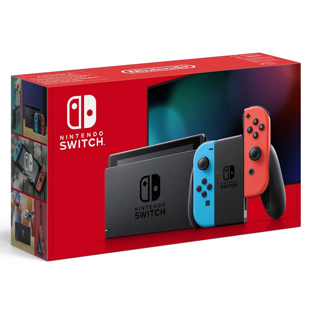 Nintendo Switch Red/Blue with Improved Battery Life | Smyths Toys Ireland