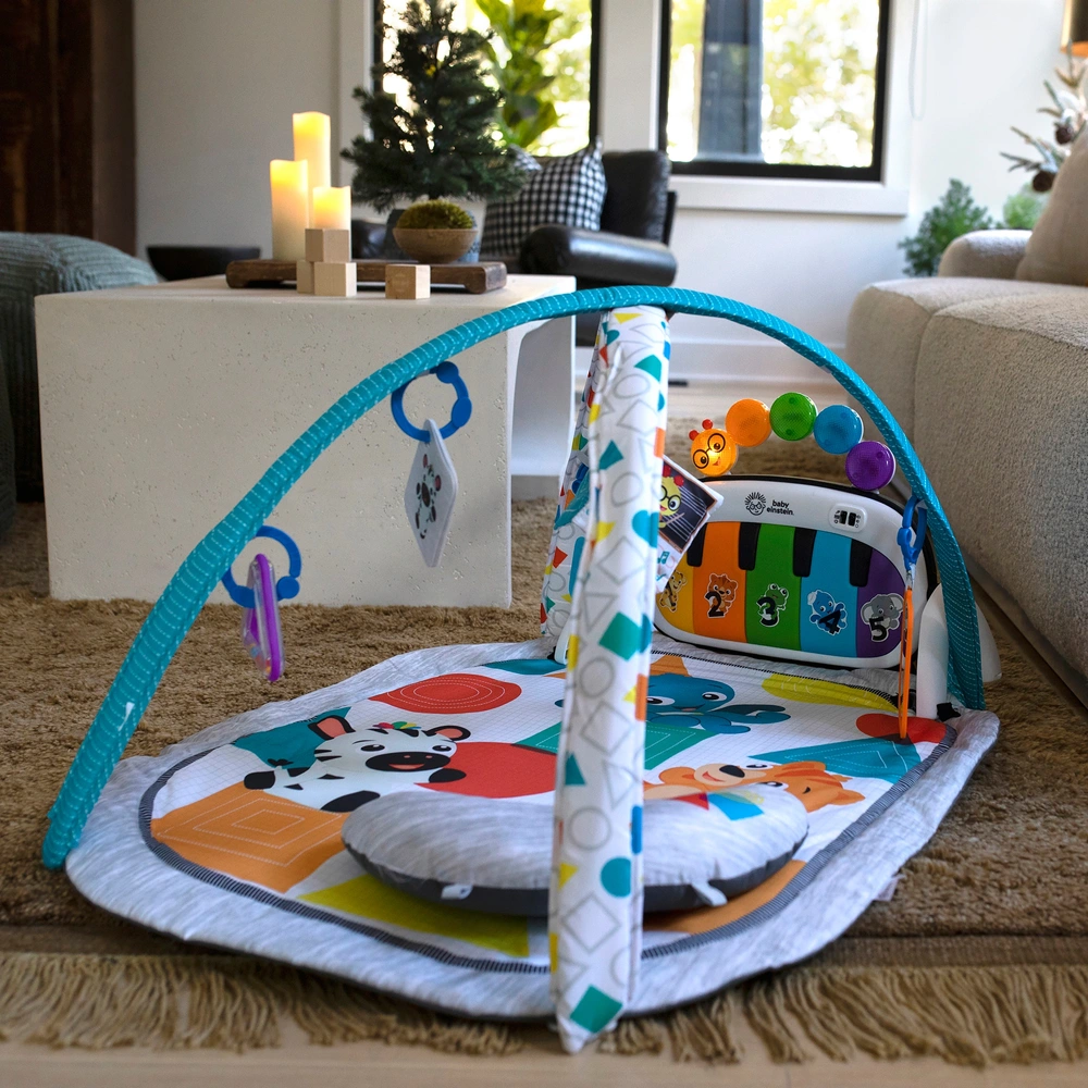 Piano-Gym Spieldecke Für Babys - Krabbeldecke Mit Musik Und Licht Für Bauchlage