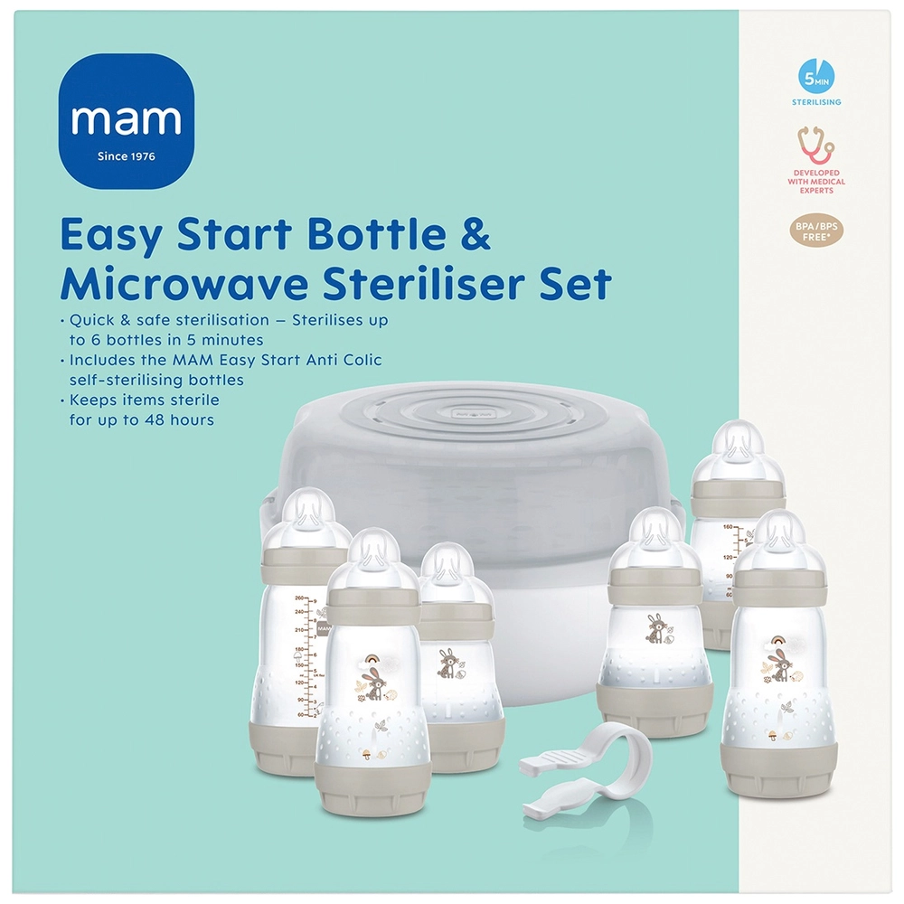 MAM Easy Start Microwave Steam Steriliser and Anti-Colic Baby