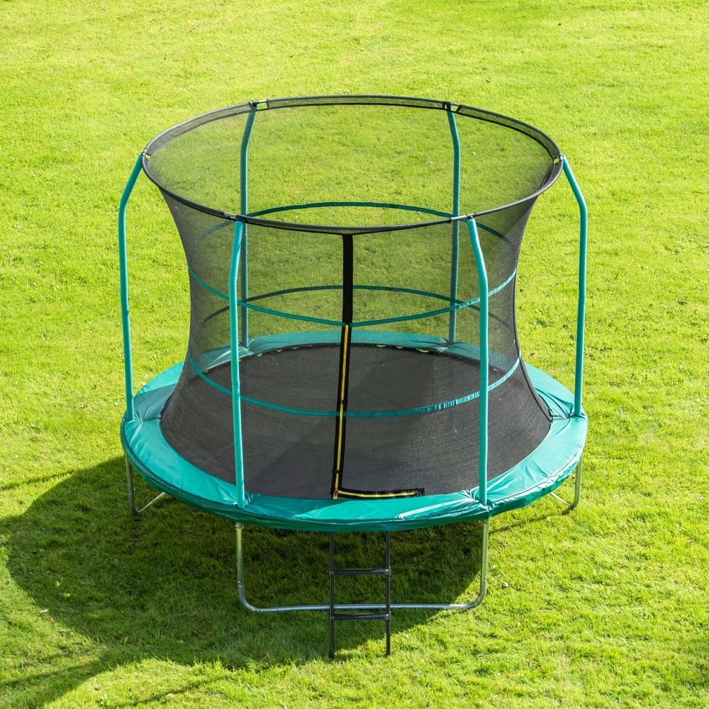 Dierbare oogopslag cascade GSD outdoor trampoline rond met net 305 cm | Smyths Toys Nederland