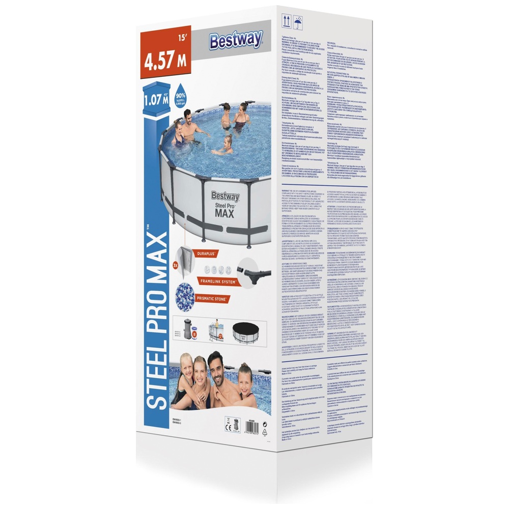 Bestway Steel Pro Max 15ft Pool Set | Smyths Toys UK