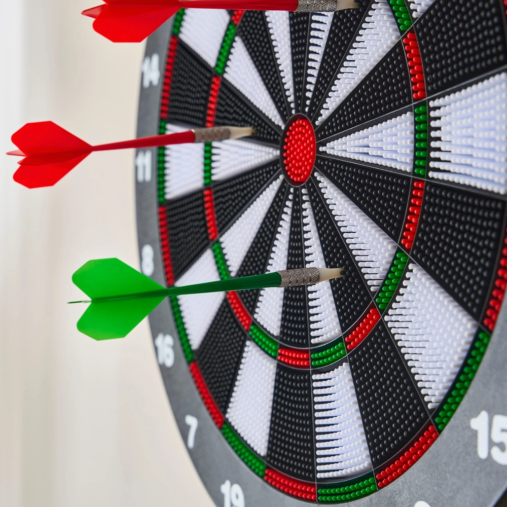 Winmau Sniper Dartset - dartbord en 6 dartpijlen | wehkamp
