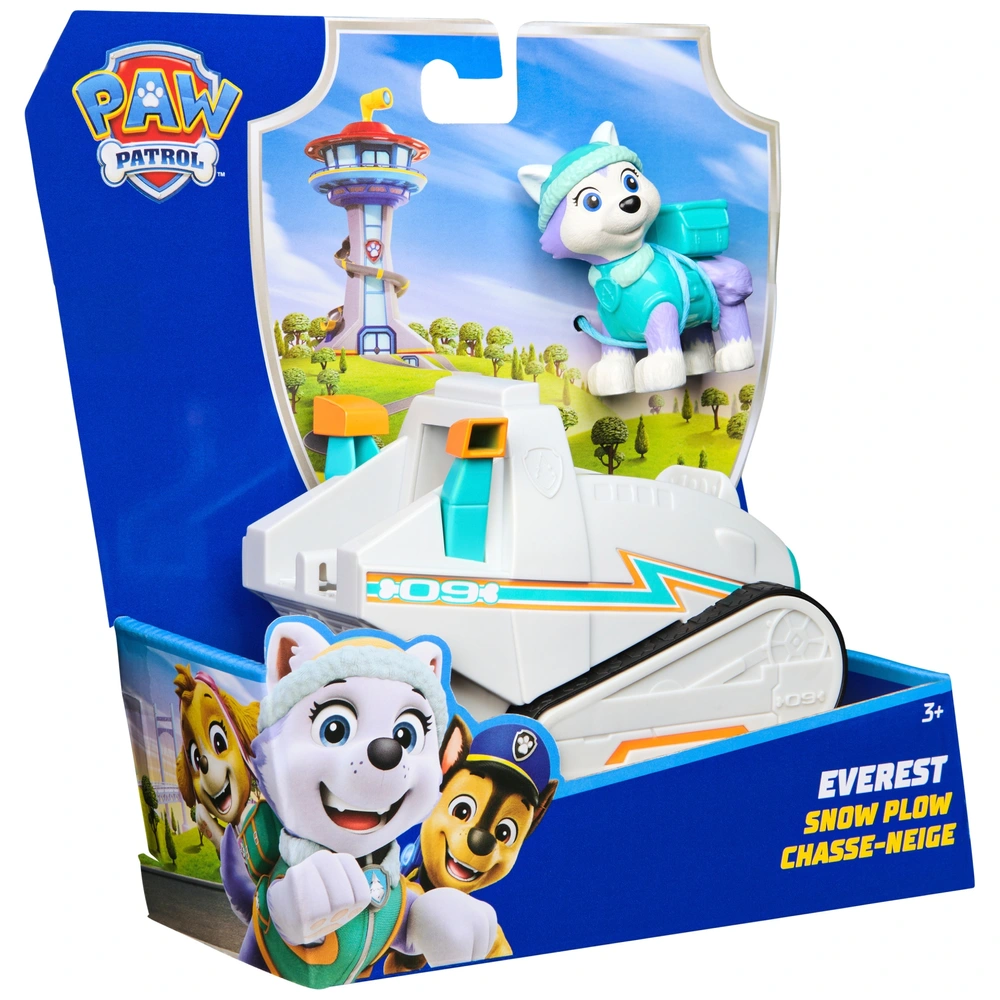 PAW Patrol Pat' Patrouille, Le monde de Stella, Cofet Camping et sauvetage, avec figurines à tête mobile Stella, Everest et Liberty, camping-car, jouets pour filles et garçons à partir de 3 ans