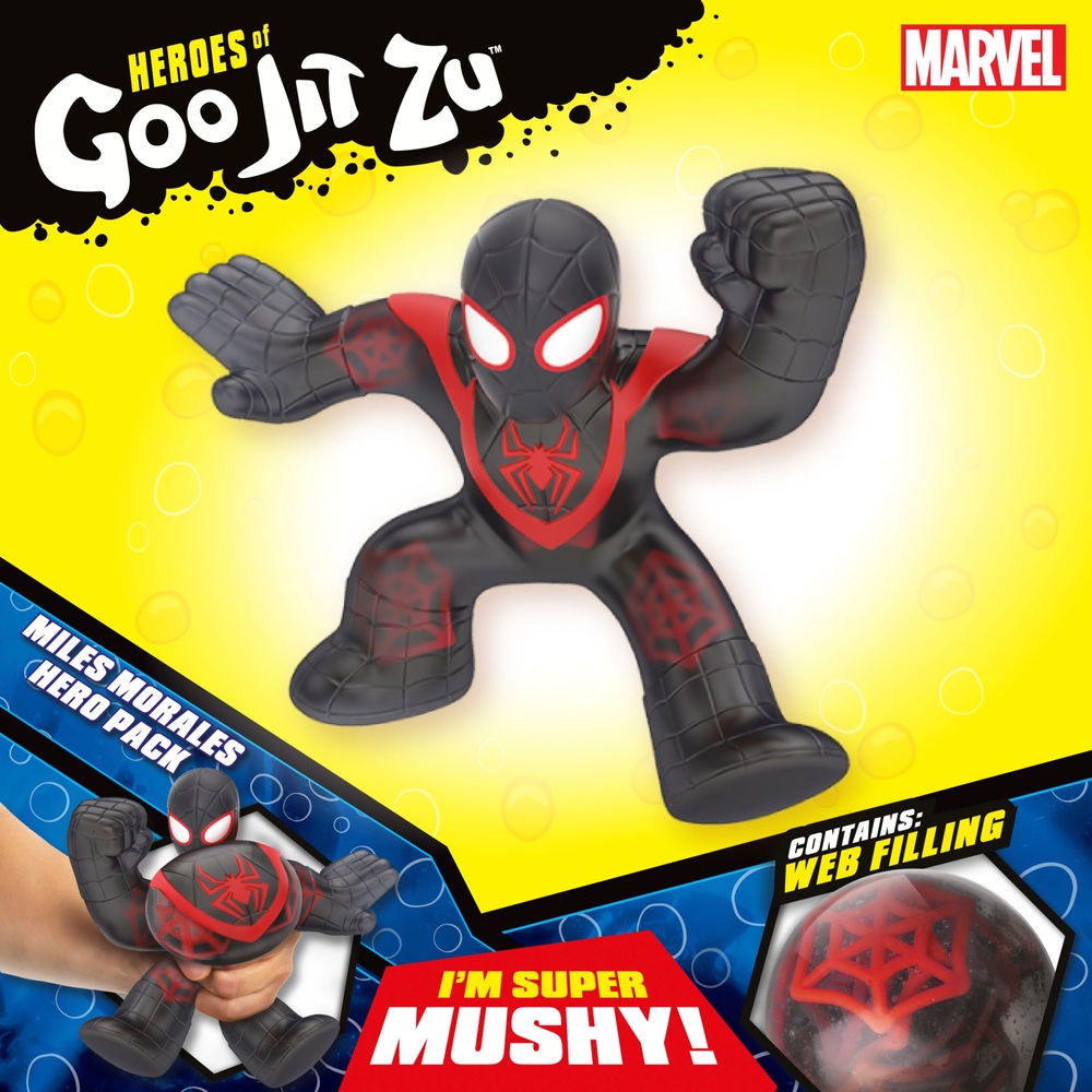 Heroes of Goo Jit Zu Super Mushy Spider-Man vs Super Squishy Venom 2 Figure Pack 