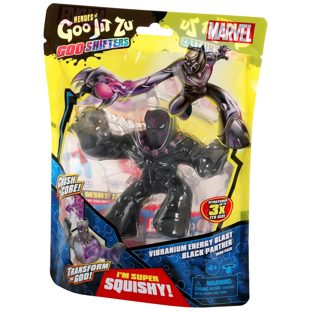 Heroes of Goo Jit Zu Marvel Goo Shifters - Black Panther | Smyths Toys UK