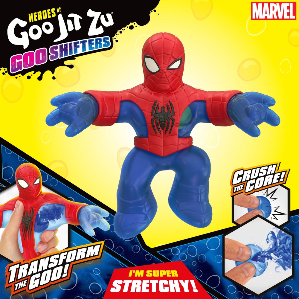 Heroes of Goo Jit Zu Marvel Goo Shifters - Blue Strike Spider-Man ...