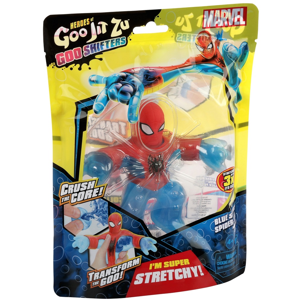 Heroes of Goo Jit Zu Marvel Goo Shifters - Blue Strike Spider-Man ...