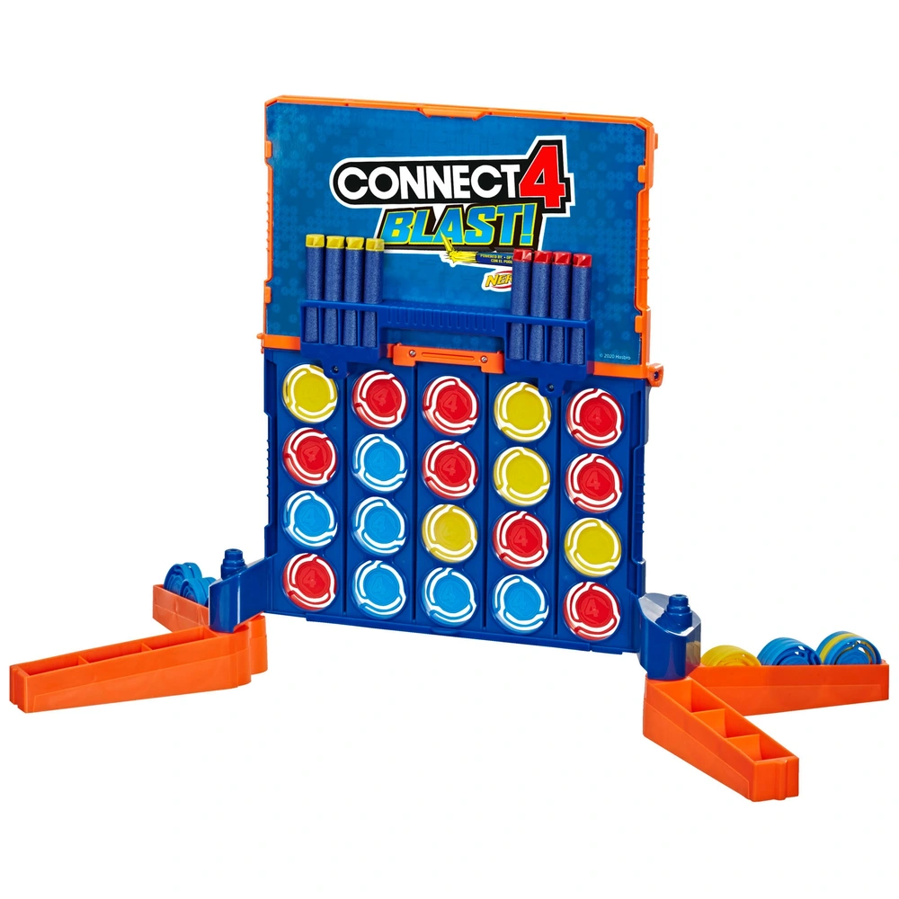 Connect 4 Blast Game with NERF Blasters | Smyths Toys UK