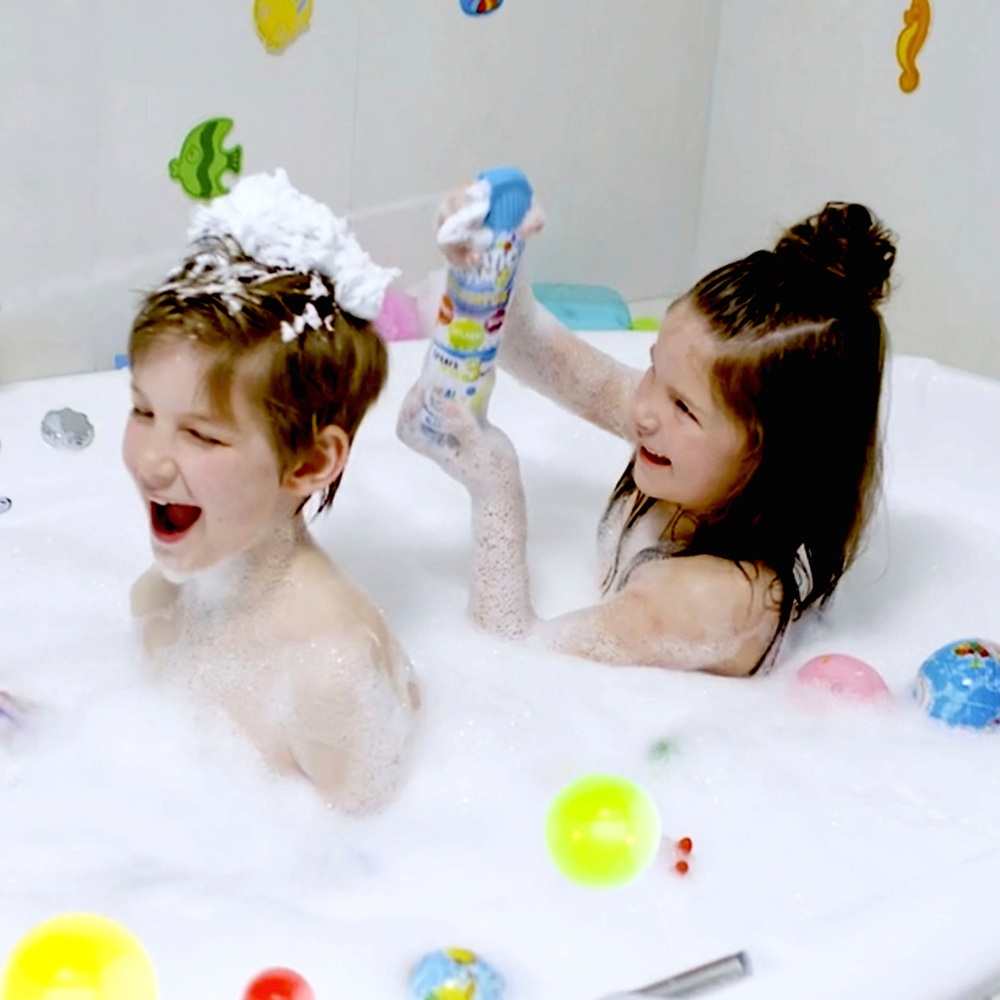 AD Funatic Foam Review - Good Clean Bath Time Fun for Kids - Three Little  Z's