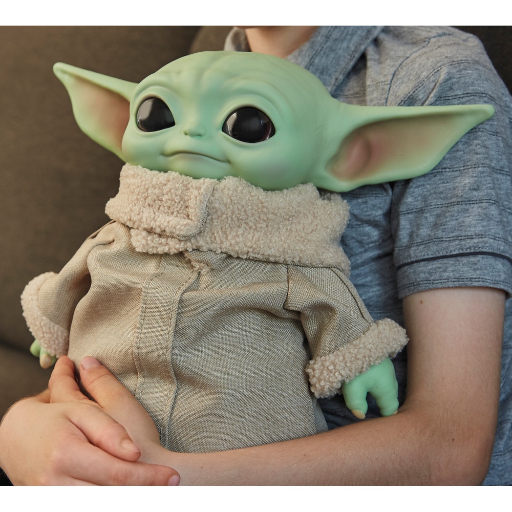 Star Wars The Mandalorian The Child Grogu Baby Yoda Plush Collectible Figure Smyths Toys Ireland