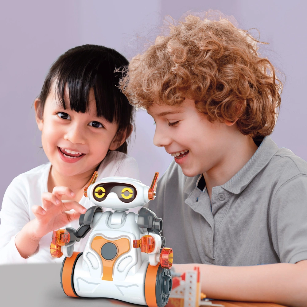 Clementoni Galileo Robotics Evo Robot – Robot programmable avec 50 pièces pour Enfants à partir de 8 Ans – Électronique et robotique, 59347