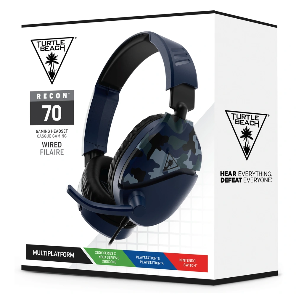 Blue Camo Turtle Beach Recon 70p Ps4 Turtle Beach Recon 70 Camo