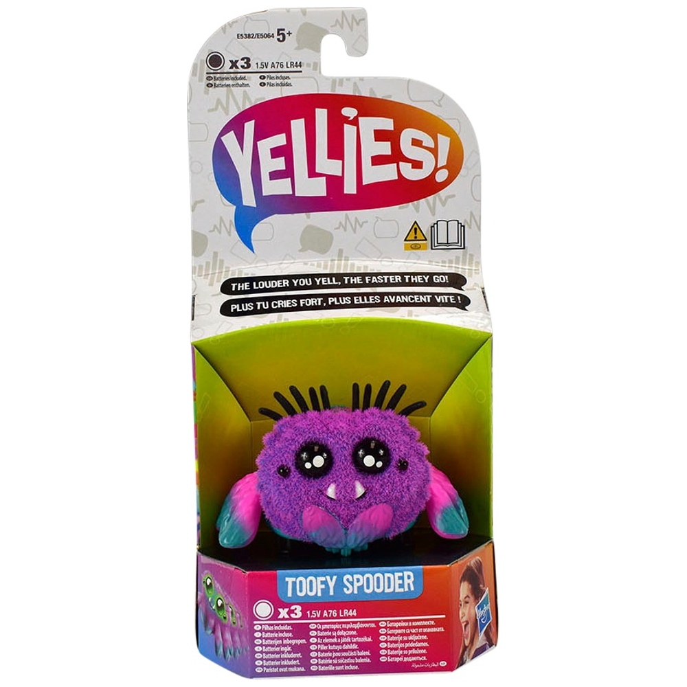 Yellies Mini-Figures Set of 6 Voice Activated Spider Pet BO HARRY PEEKS New! 