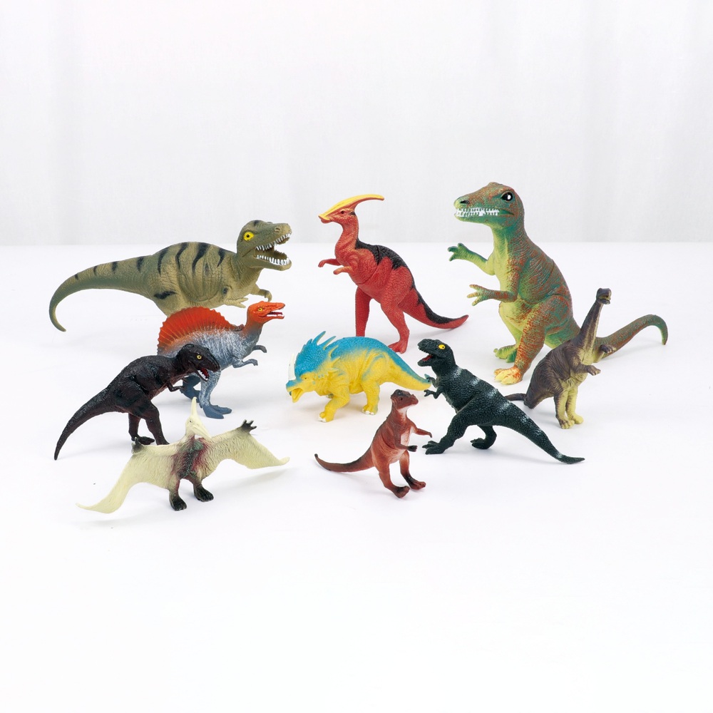 10 Piece Dinosaur Set Smyths Toys Uk