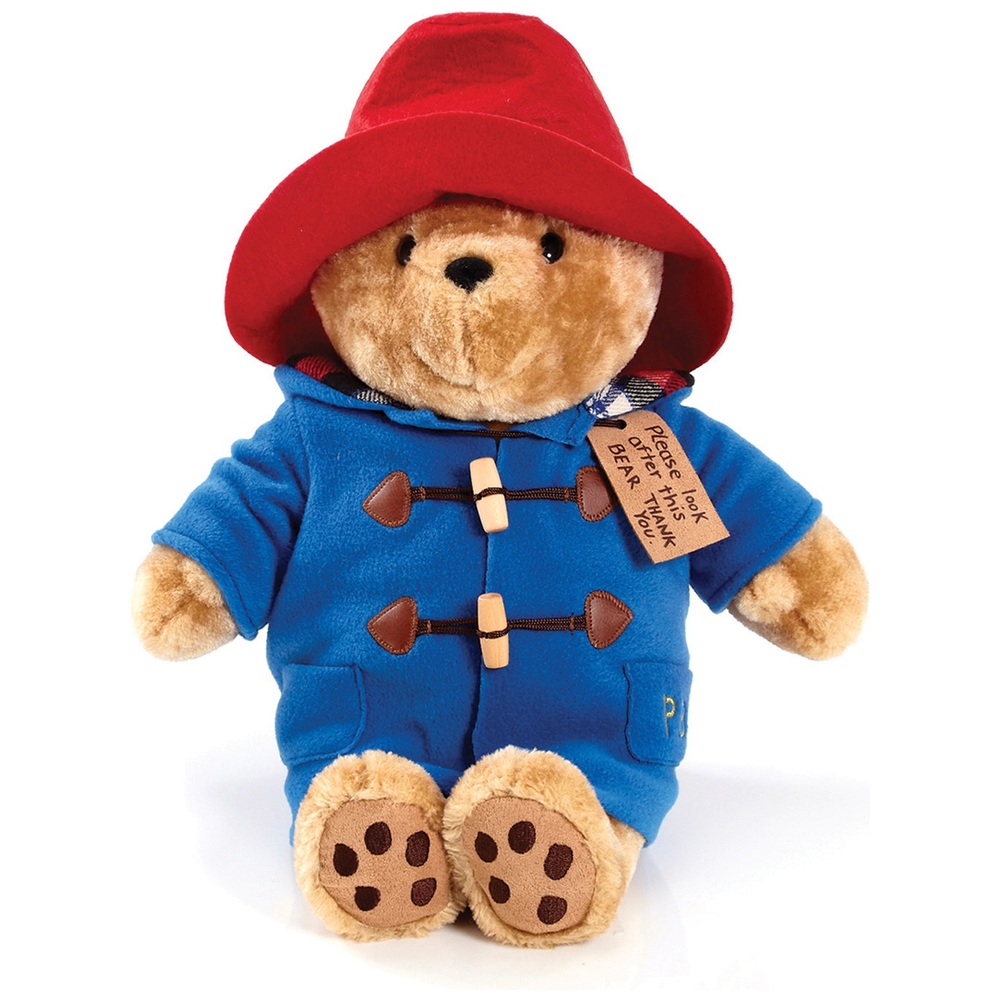 Paddington Bear Large Classic 30cm Plush Teddy Bear Childrens Story Cuddly Toy 