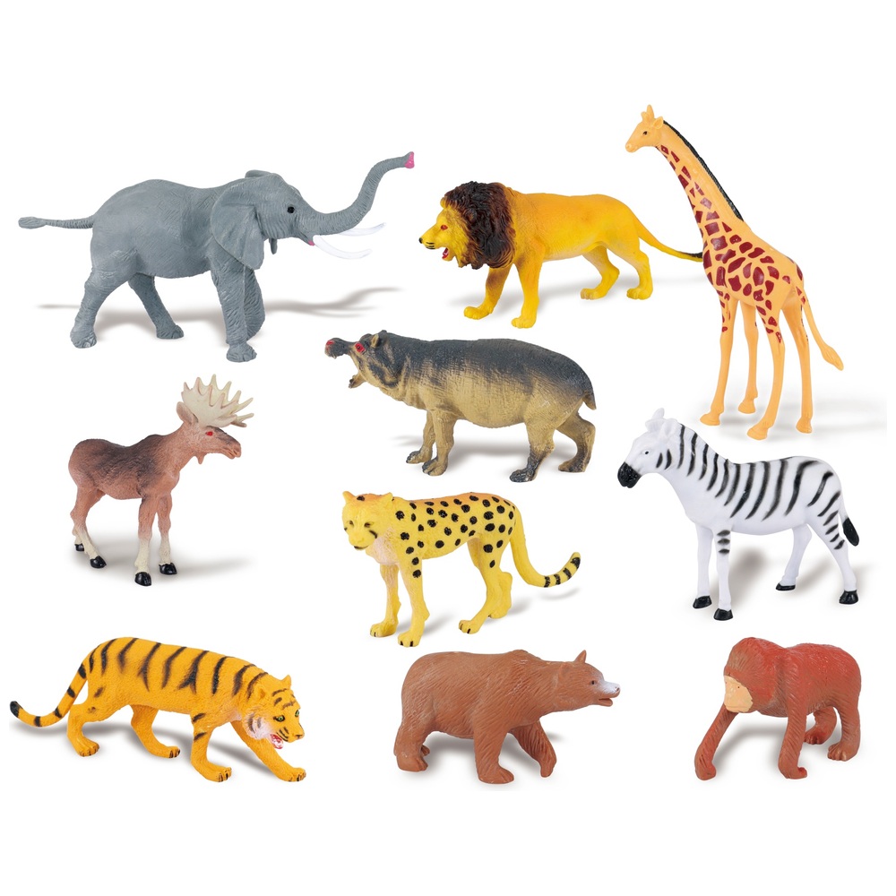 Wild Animals 10 Piece Set | Smyths Toys UK