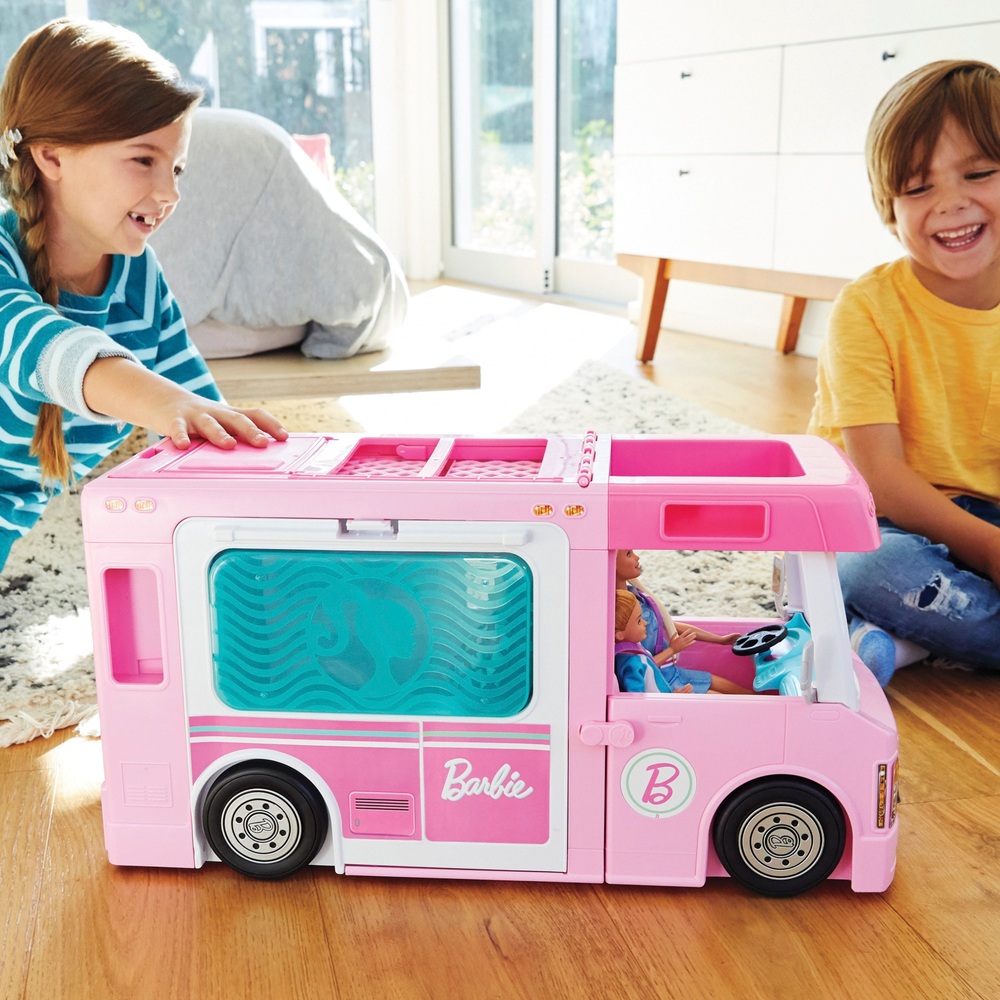 Barbie 3 In 1 Dreamcamper And, Barbie Camper With Bunk Beds