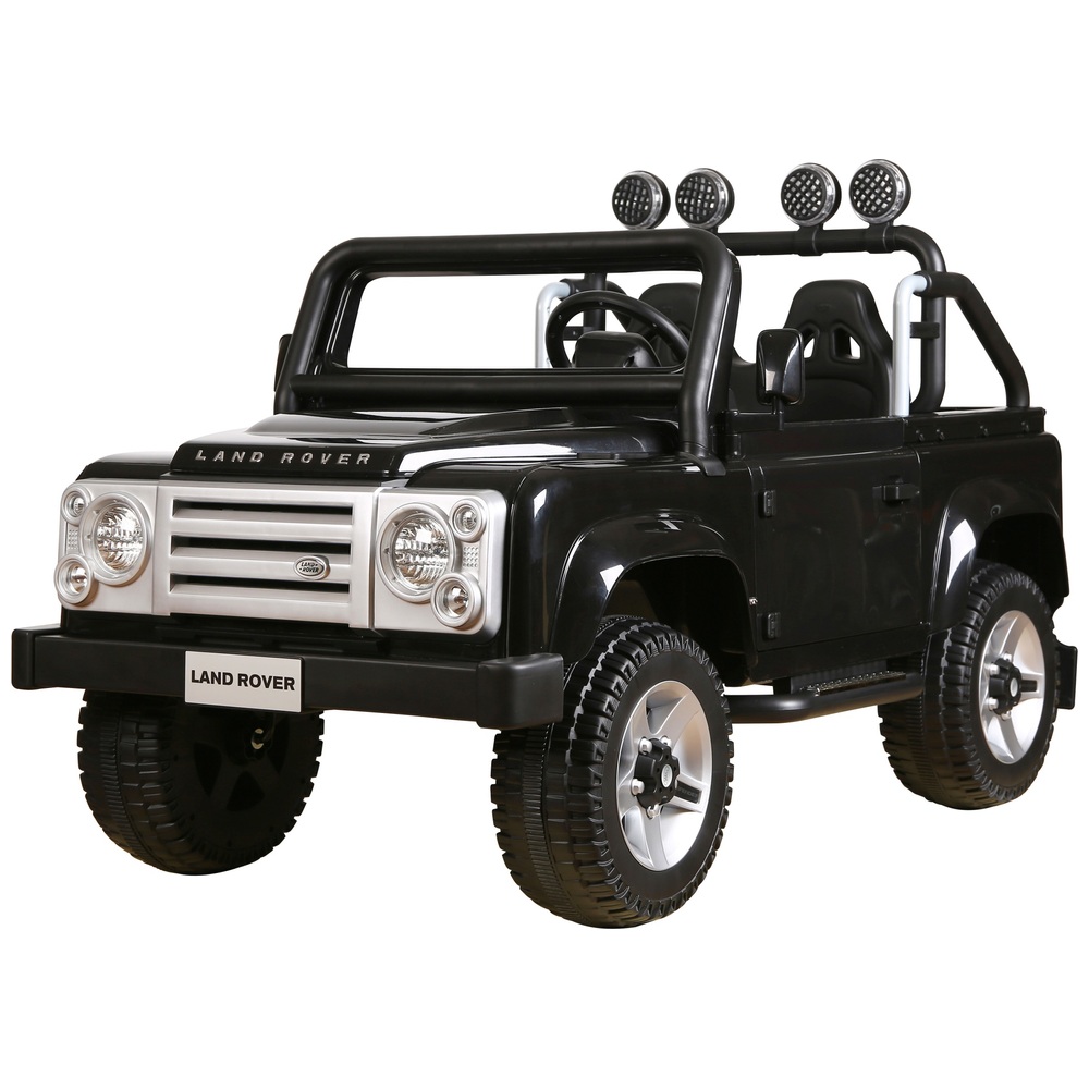 Defender 12. Чёрный Land Rover игрушка.