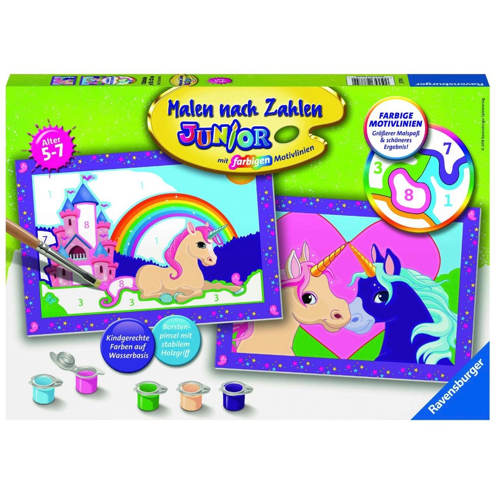 Ravensburger Malen nach Zahlen: Serie Junior, sortiert | Smyths Toys