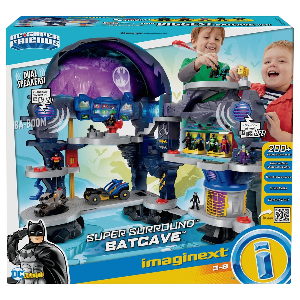DC Super Friends - Imaginext XL: Batmant E La Sua Batciclo • Solletico
