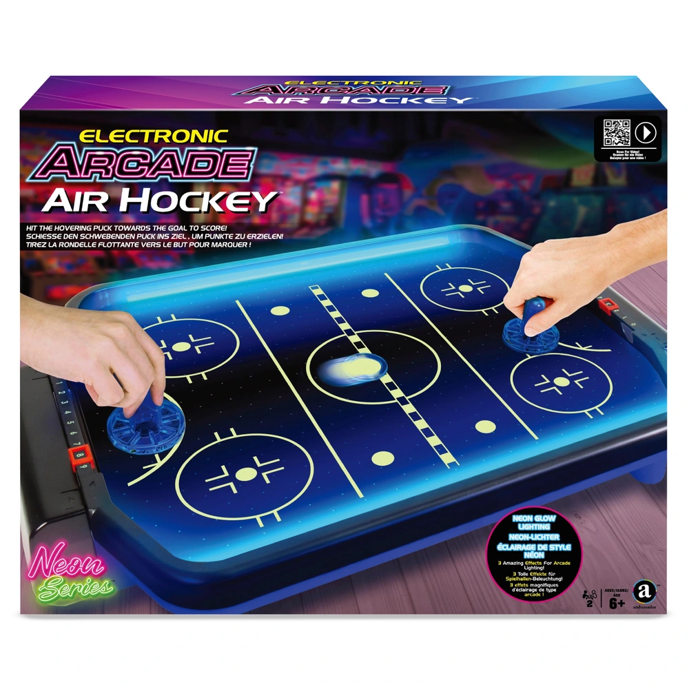 Electronic Arcade Game Air Hockey Tabletop Smyths Toys UK