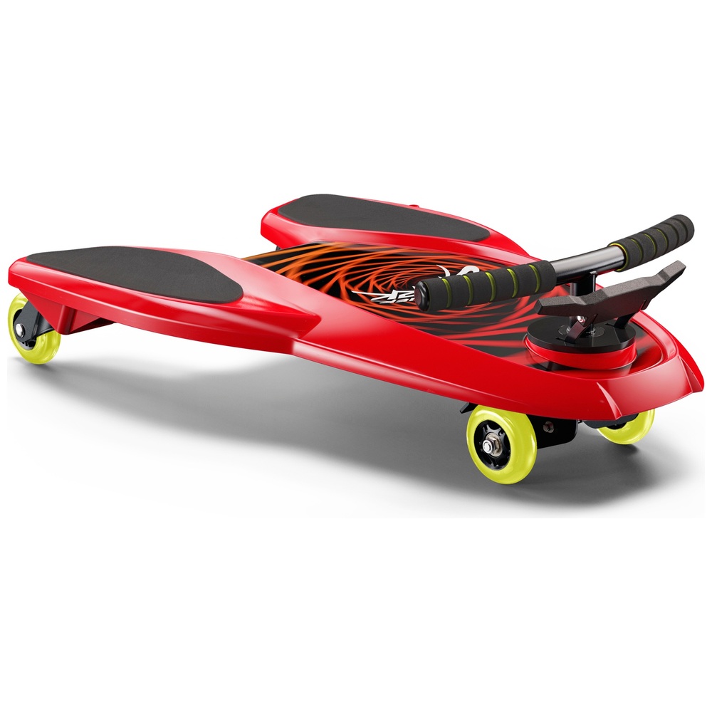 GOMO Red Spinner Shark Kneeboard Toy for Kids 6 Years and up, 74 mm wheels  
