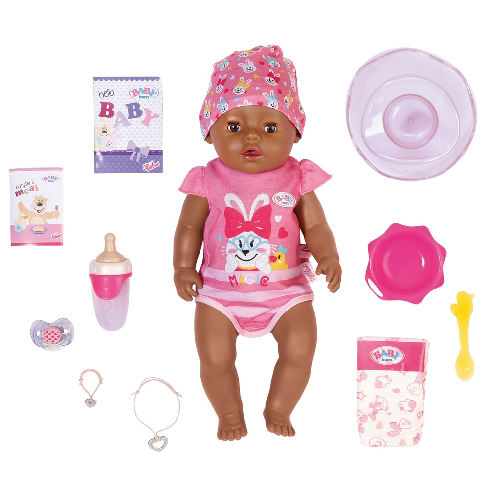 dummy & baby bottle,toys bundle zapf BABY born Doll Accessories Set,nappies 